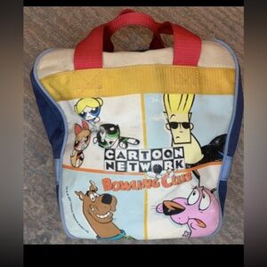 2002 VIZ-A-BALL Bowling Club Bag- Cartoon Network Power puff / Johnny bravo